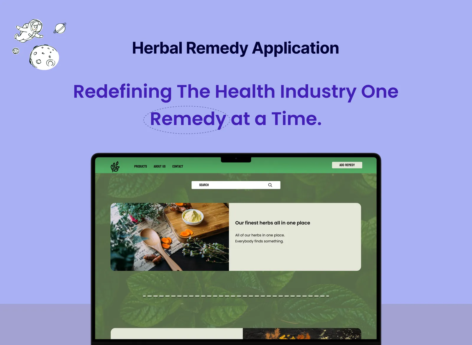 Herbal Remedy Finder case study cover