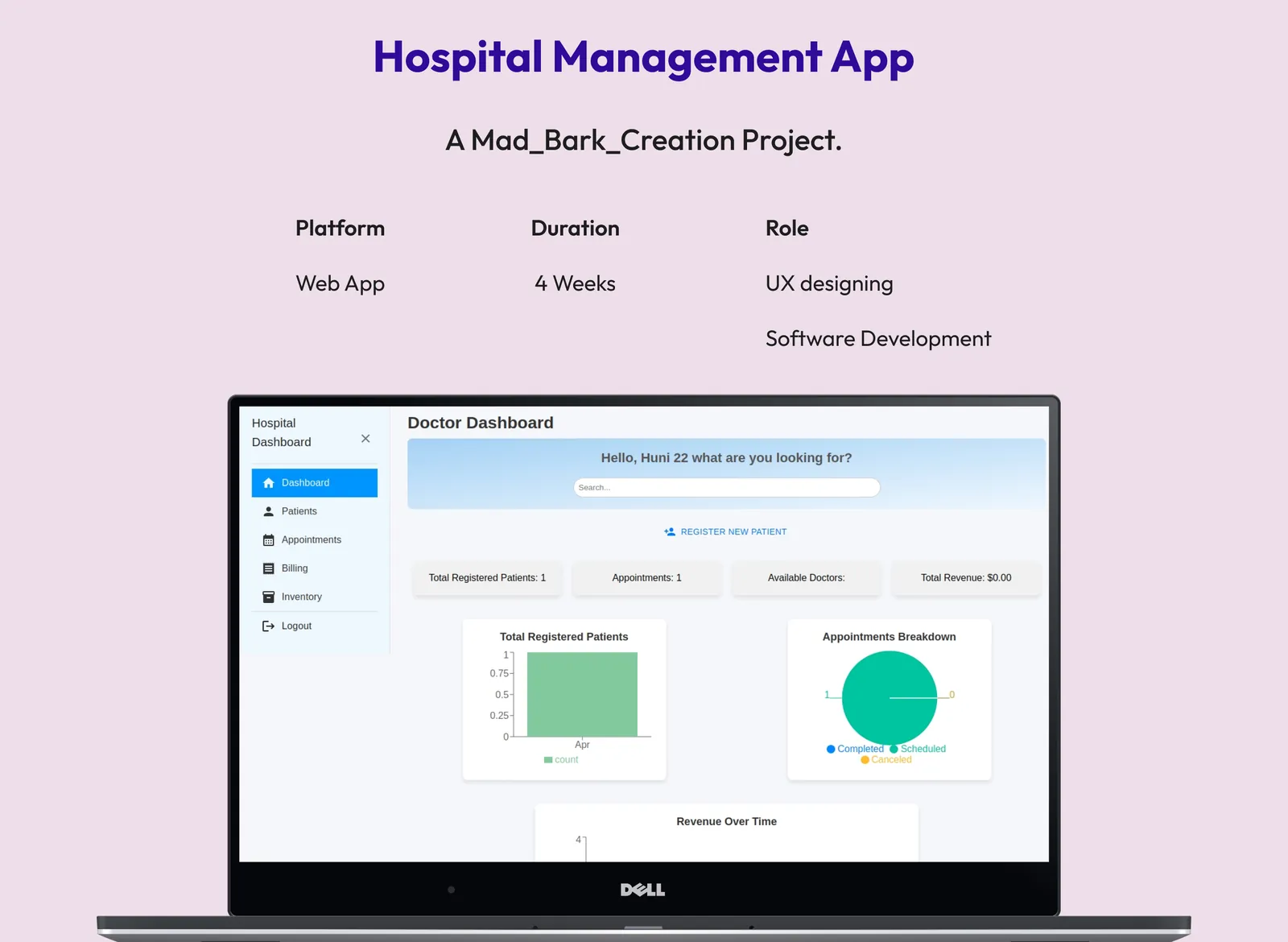 Hospital Management System case study cover