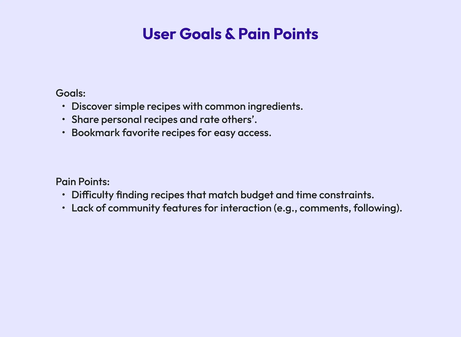 Recipe Room design screen 6 of 7